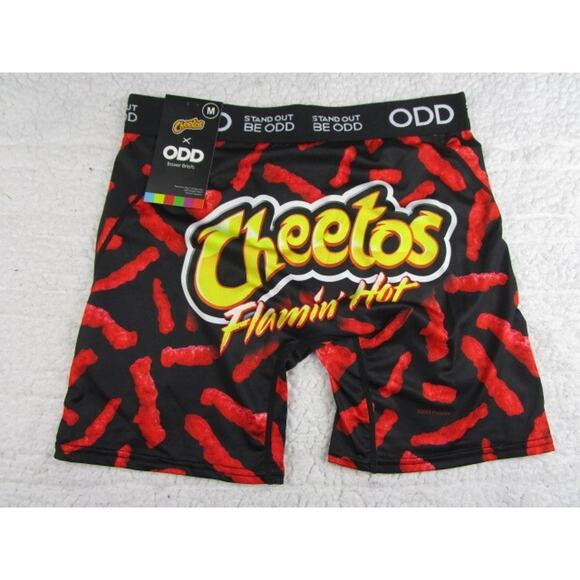 ODD Flamin' Hot Cheeto Chips Design Men's Size Medium Underwear Boxer Briefs - Picture 2 of 3